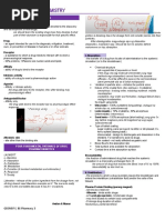 Pharmceutical Chemistry Part 1 (Prelim)