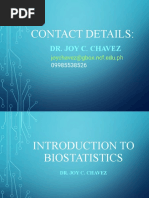 Contact Details:: Dr. Joy C. Chavez