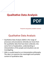 Qualitative Data Analysis