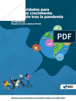 Informe Macroeconomico de America Latina y El Caribe 2021 Oportunidades para Un Mayor Crecimiento Sostenible Tras La Pandemia