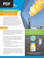 Air-Assisted Flares: Wide Range of Operation, Low Noise & Long Service Life