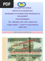 Cost Engineering Yasichalew