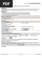 Icmr Specimen Referral Form For Covid-19 (Sars-Cov2) : (These Fields To Be Filled For All Patients Including Foreigners)