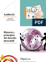 Historia y Principios Del Derecho Mercantil