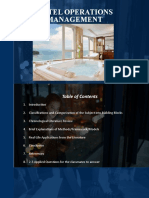 Hotel Operations Management