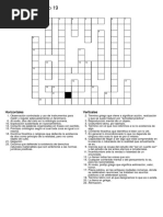 Crucigrama Filosófico 19: Horizontales Verticales