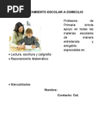 Aviso de Reforzamiento Escolar