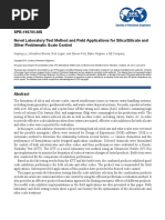 SPE-190705-MS Novel Laboratory Test Method and Field Applications For Silica/Silicate and Other Problematic Scale Control