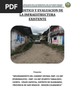 Diagnostico y Evaluacion de La Infraestructura Existente