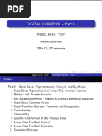 Digital Control - Part Ii: Mieec, Deec, Feup