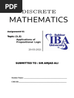 Discrete Assignment (1.2)