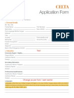 ES Dubai CELTA Application Form