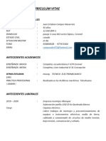 Curriculum Vitae Juan Campos