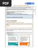 TALLER Nro 2 ESTRUCTURAR PLAN DE NEGOCIO