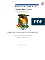 Informe Psicologico Practicas Preprofesionales 1