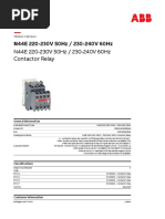 1SBH141001R8044 N44e 220 230v 50hz 230 240v 60hz Contactor Relay