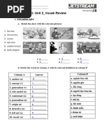 Unit 2 Vocab Review Answer