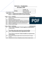 Research Methodology - Exam Question