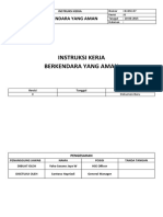 Instruksi Kerja - Berkendara Aman