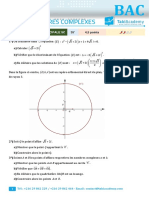 BAC 2017 (Nombres Complexes)