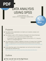 Data Analysis Using Spss