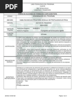 Informe Programa de Formación Complementaria