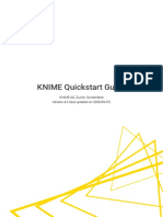 KNIME Quickstart Guide: KNIME AG, Zurich, Switzerland Version 4.3 (Last Updated On 2020-09-07)