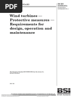 Wind Turbines - Protective Measures - Requirements For Design, Operation and Maintenance