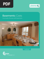 Basements: Costs: Cost Study of Houses With Basements