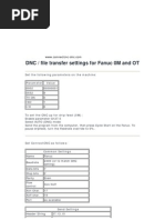 DNC For Fanuc 0M y 0T