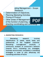 Scope of Marketing Management 1