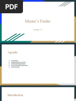 Master's Finder: Group IT - B