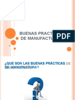 Buenas Practicas de Manufactura