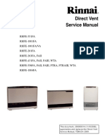 Rinnai Direct Vent Service Manual