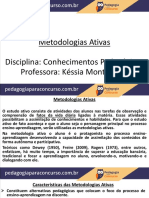 Slide Aula Metodologias Ativas