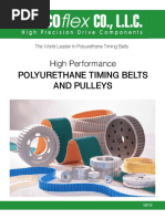 B212 Polyurethane Timing Belts REV8