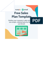 Sales Plan Template - HubSpot X Aircall-1