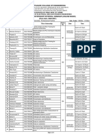 Internship Seminar Schedule - A & B Sec