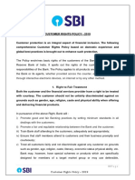 SBI-Customer Rights Policy - 2019 - Updated