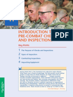 Introduction To Pre-Combat Checks and Inspections: Section