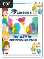 Lesson 5 - Models of Communication