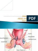 Fistula Anus, Anal Fisure & Anorektal Abses