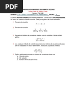 Taller 1 Ecuaciones y Sistemas de Ec Lineales