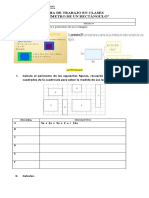 Ficha de Perímetro de Un Rectángulo