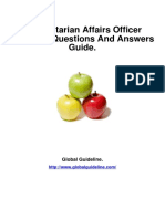 Humanitarian Affairs Officer Interview Questions and Answers Guide