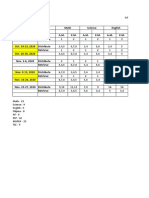 Schedule of Distribution and Retrieval