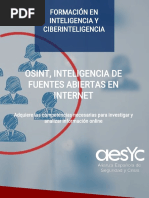 Curso OSINT Inteligencia de Fuentes Abiertas en Internet