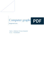 Computer Graphics Assignment Solution