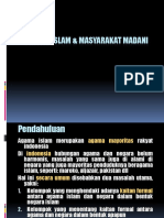 Politik Islam Dan Masyarakat Madani