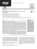 PYROOZ e SWEETEN - Gang Membership Between Ages 5 and 17 Years in The United States